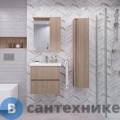 Тумба под раковину ЮНИТ-60 см подвесная с 2-я ящ. кадена вуд (ум.Фостер-60) (2060171)