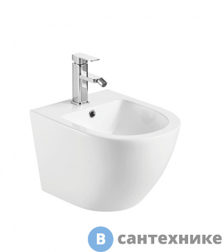 картинка Биде с инсталляцией WELTWASSER (BAMBERG 480 BD + MERZBACH 005 GL-WT)