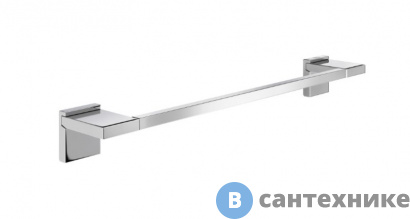 картинка Полотенцедержатель Roca 816846001 Rubik 400, хромированный глянцевый