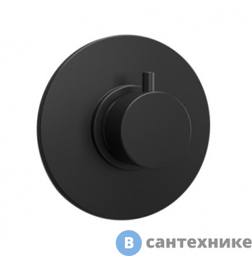 картинка Дивертор Paini 78PZ471 Cox на 3 выхода, чёрный матовый PVD