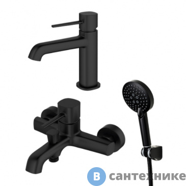 картинка Набор Orange Karl M05-311b, set 3 in 1 черный матовый