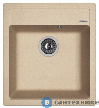 картинка Кухонная мойка FLORENTINA Липси 460, песочный FG (20.280.B0460.107)