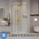 картинка Душевое ограждение Grossman Galaxy 300.K33.01.9090.32.00 (90*90*195) квадрат, раздвижн, золото сатин, стекло прозрач, без поддона