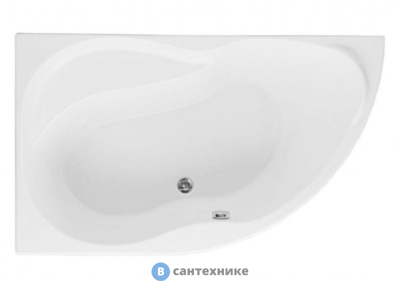 Акриловая ванна Aquanet GRACIOSA 150*90 L к/с28 (205325)