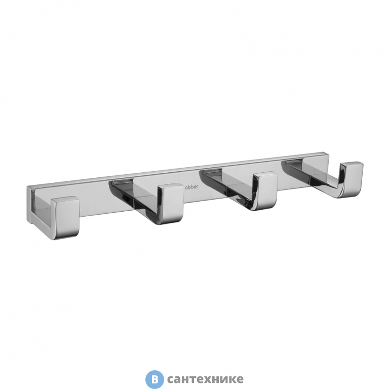 Вешалка на 4 крючка ABBER Westen AA1751 хром