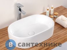 Раковина BelBagno BB1048 накладная, овальная 550x350x140
