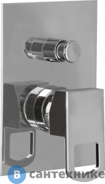 картинка Смеситель Cezares LEVICO-VDIM-01-Cr встраиваемый, однорычажный для душа с переключателем, хром
