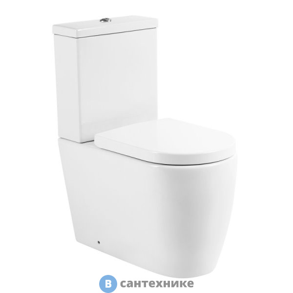 Унитаз без бачка BelBagno MARINO BB105CPR безободковый, без сиденья