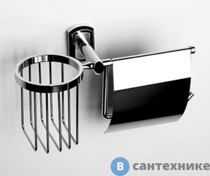 картинка Держатель туалетной бумаги WasserKRAFT Oder K-3059 и освежителя металл, хромоникелевое покрытие