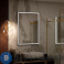 картинка Зеркало CONTINENT Frame Black LED 700х1000 (ЗЛП2616)