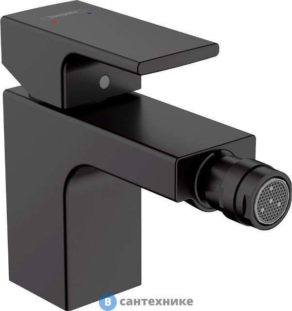 Смеситель Hansgrohe 71211670 Vernis Sh для биде, сл. гар, чёрный матовый