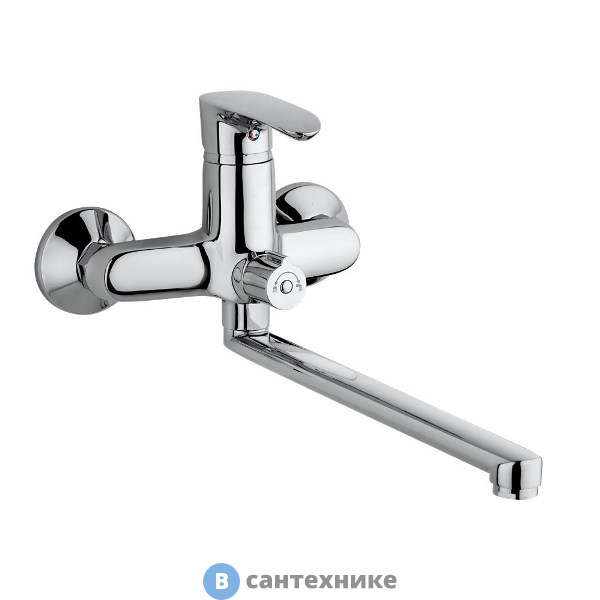 Смеситель Paini PACR119KM Palermo для ванны c дл. изливом, без акс., хром