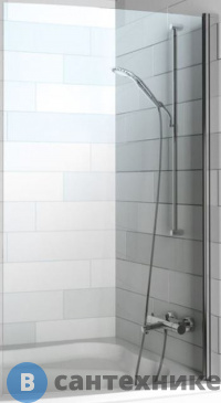 картинка Шторка для ванны Riho NOVIK Z108 LYRA 140/153,5/170 правая (GZT91000892)