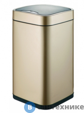 картинка Ведро мусорное WELTWASSER WW RONE CG 28L Сенсорное Шампань Золото
