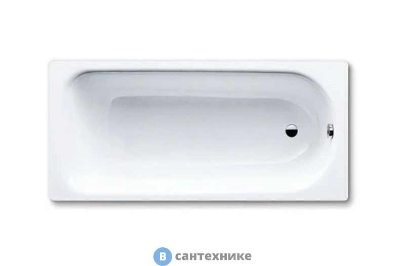 Ванна стальная Kaldewei Eurowa ванна 311-1 160х70 (119712030001), без ножек