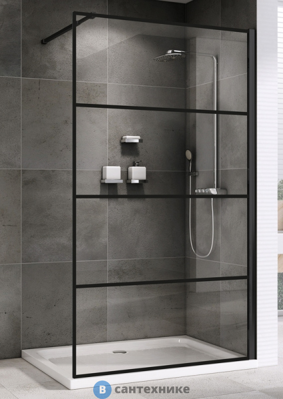 Душевая перегородка ABBER Immer Offen AG65120B 120*200