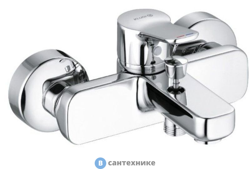 Однорычажный смеситель Kludi PURE&EASY 376810565 для ванны и душа