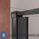 картинка Душевая дверь CEZARES LINER-B-12-90-C-NERO-R без поддона
