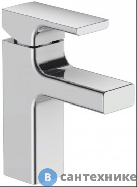 картинка Смеситель Jacob Delafon STRAYT E98339-CP для раковины без донного клапана (хром)