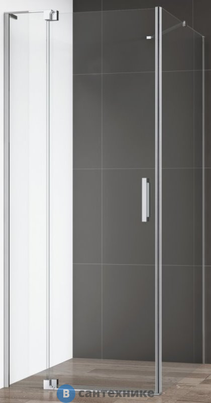 Душевой уголок Cezares SLIDER-AH-1-90-70/80-C-Cr (700-800)x900x1950 без поддона