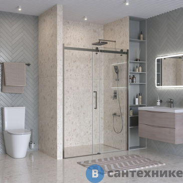 картинка Душевая дверь BelBagno MARINO-2-BF-1-150-C-GM