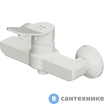 картинка Смеситель AM.PM F85A20033 X-Joy, для душа, белый