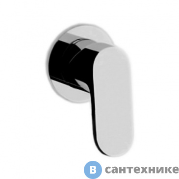 картинка Смеситель AZZURRA LINEA для душа, с внутренней частью, хром (AN 83A)