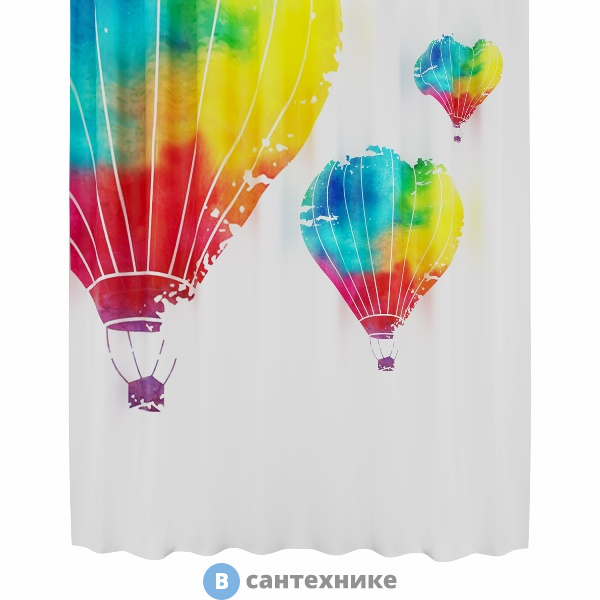 Шторка WasserKRAFT Rossel SC-57102 для ванной