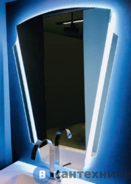 картинка Зеркало Cezares со встроенной LED подсветкой 45020 (70x92)