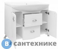 Тумба под раковину Ирлен ВИВАЛЬДИ-90 2 ящика, 2 двери (под ум. ЭЛЬБРУС-90) /141568/