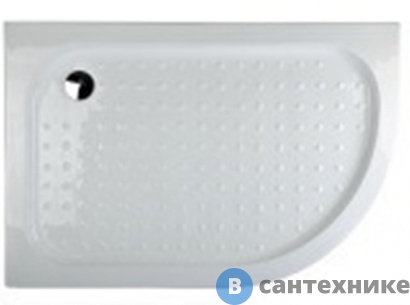 картинка Душевой поддон Edelform EF-8070 L 800*1200*130 мм, радиальный