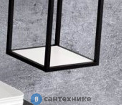 Вставка Cezares CADRO CADRO-30/30-MENS-BO для подвесной металлической полки, Bianco Opaco, 263x263