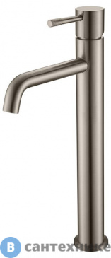 картинка Смеситель Boheme 462-NB для умывальника высокий, Uno. Nikel Brush