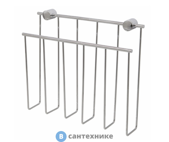 Держатель WasserKRAFT K-311 для газет латунь, хромоникелевое покрытие