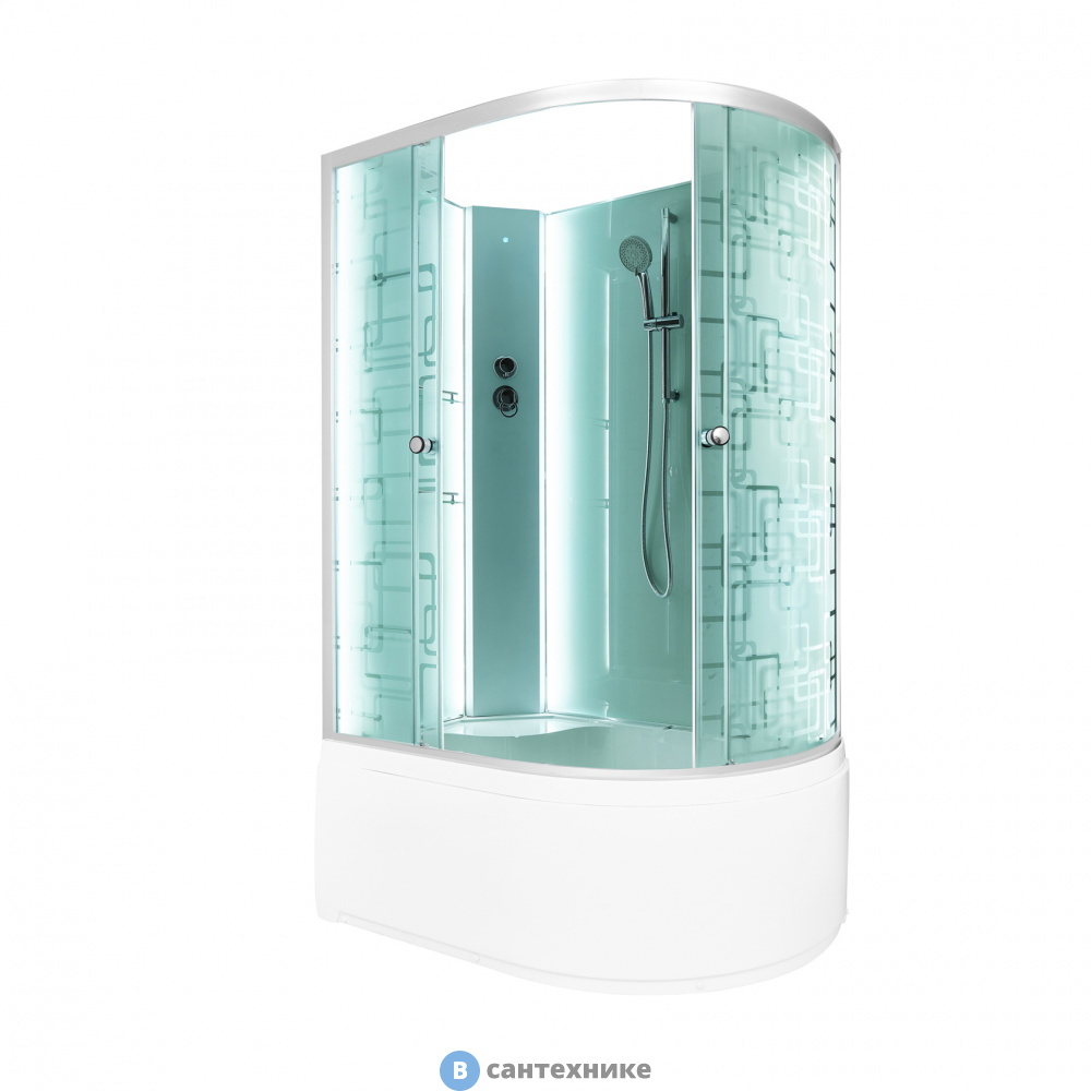 Душевая кабина DTO EM4512LN LED