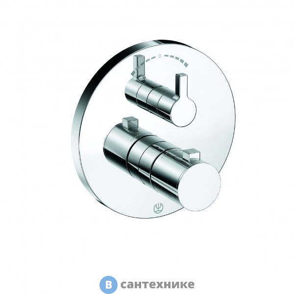 Смеситель Kludi Nova Fonte Puristic 208300515 для душа, хром, без внутренней части