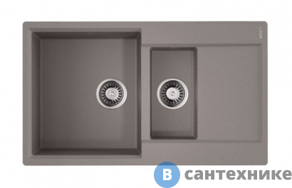 картинка Кухонная мойка OMOIKIRI Daisen-86-2-GR grey (4993475)