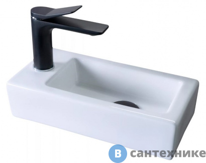 картинка Раковина подвесная GID-ceramic N9272R белый (365х180х90)