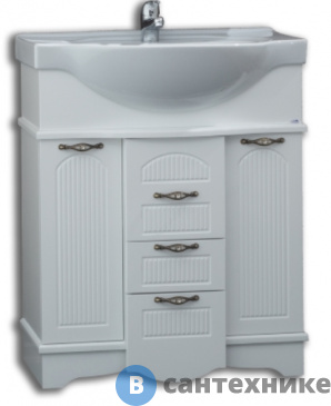 картинка Тумба под раковину М-Классик Грация 80 РП (America 850) (6721mkt)