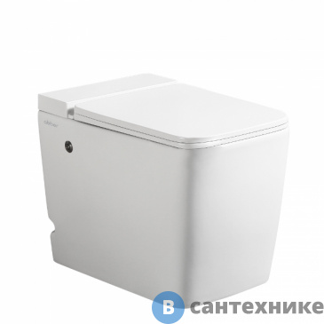 картинка Унитаз ABBER Rechteck AC1212P приставной белый с импульсным смывом