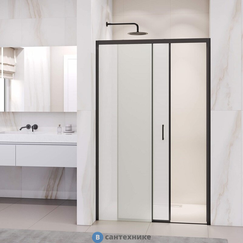 Душевая дверь RGW PA-017-B 130*195 чёрный/ матовое (350801713-24)
