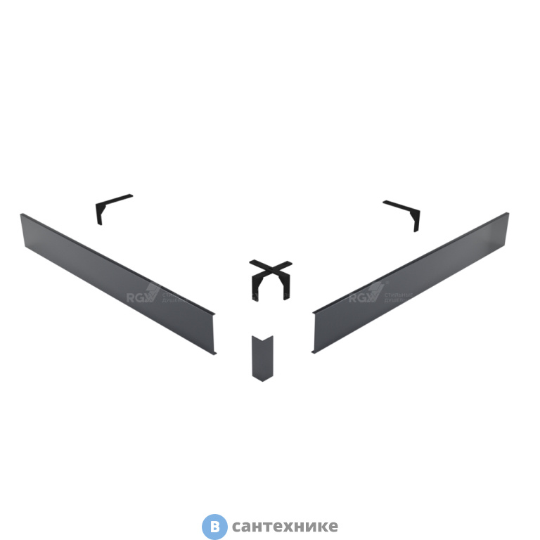 Экран для поддона RGW N/ST-01 G 100*100 (50231500-02)