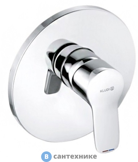 Встраиваемый смеситель Kludi PURE&EASY 374200565 для душа, внешняя часть