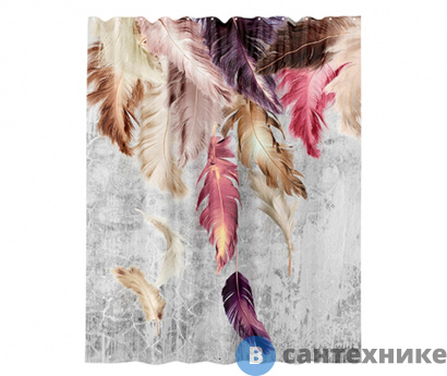 картинка Шторка WasserKRAFT Rossel SC-57103 для ванной