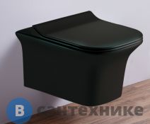 Унитаз подвесной ESBANO AZUL (Matt Black)