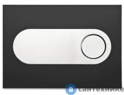 картинка Клавиша смыва Pestan ONYX чёрная (40006364)