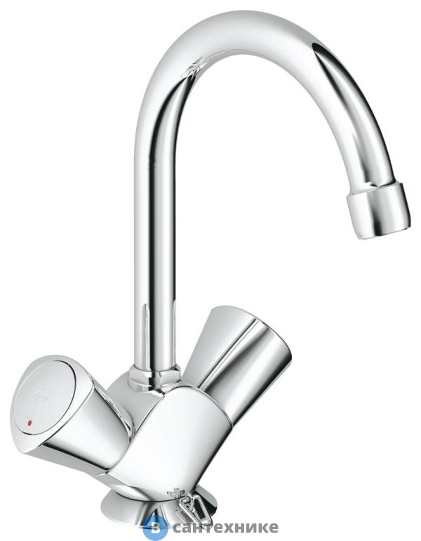 Смеситель Grohe Costa S 21338001 для раковины, выс.изл., цепочка
