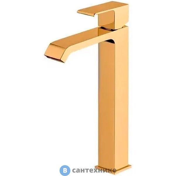 Смеситель Cezares PORTA-LC-SR для накладных раковин, с донным клапаном, sunrise