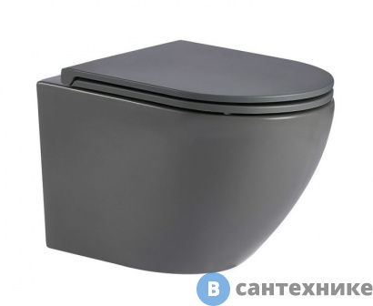 картинка Унитаз подвесной WELTWASSER MERZBACH 043 MT-GR (10000009941)