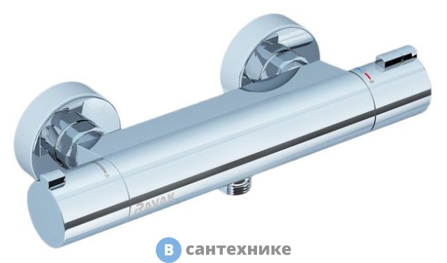 Смеситель Ravak TE 072.00/150 термостатический для душа без гарнитуры (X070051)